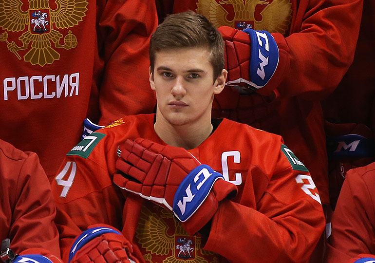 Russian captain Klim Kostin tosses helmet in disgust and makes it clear he  wants no part in ceremony - Article - Bardown
